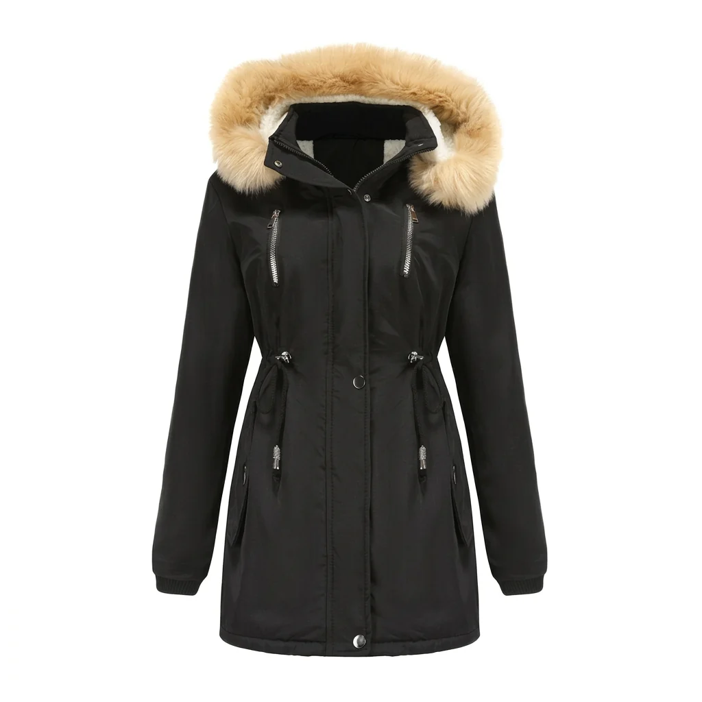 Jaqueta Feminina Parka Filó de Inverno Lemartine - Image 7
