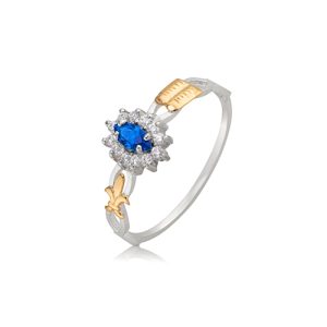 Anel Formatura Prata 950 com Emblema Ouro 18k