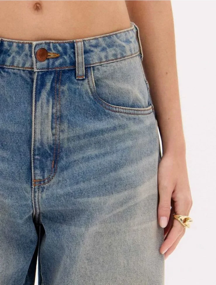 CALÇA JEANS BALLON CINTURA MÉDIA - Image 5
