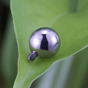 Piercing replacement balls 5 pieces titanium 16G 14G internally-threaded