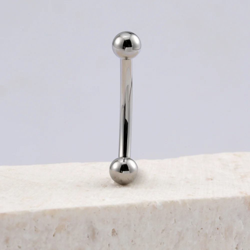 Curved barbell piercing ASTM F136 implant-grade titanium - Image 3