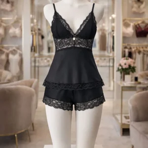 Babydoll Karine Preto