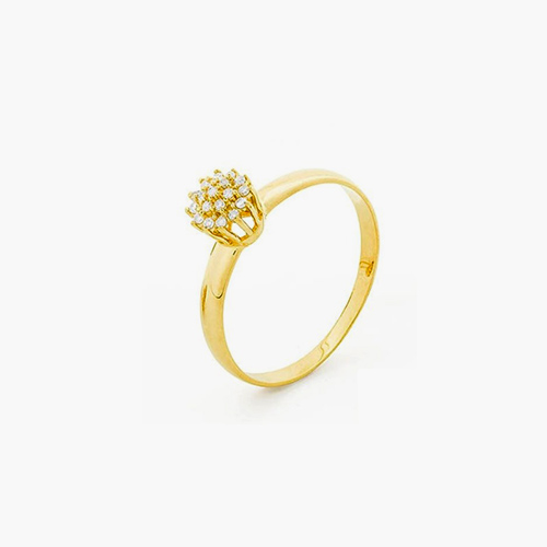 Anel Ouro 18K Brilhantes 19 pontos - Image 2
