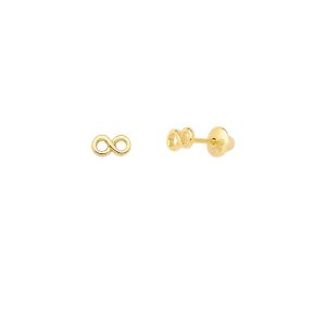 Brinco Ouro 18K Infinito