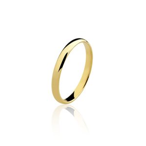 Par Alianças Ouro 18K 2,5mm Anatômica
