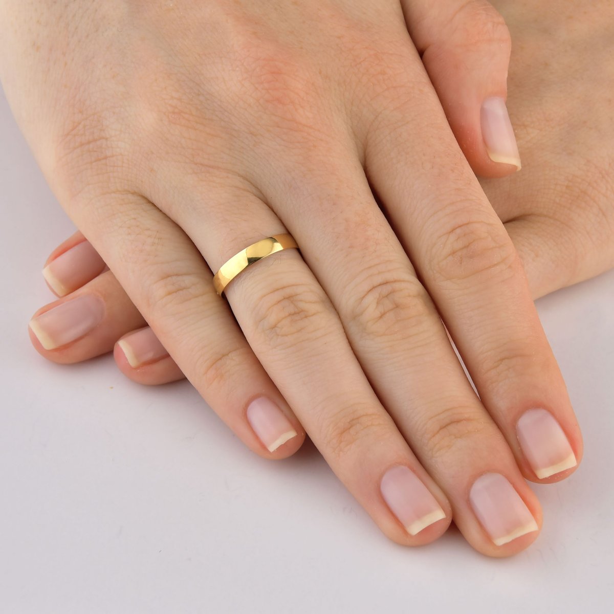 Par Alianças Ouro 18K 3mm | Slim - Image 3