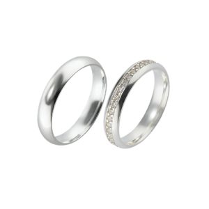 Par Aliança Prata 950 4mm