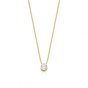 Pingente Ouro 18K Ponto de Luz