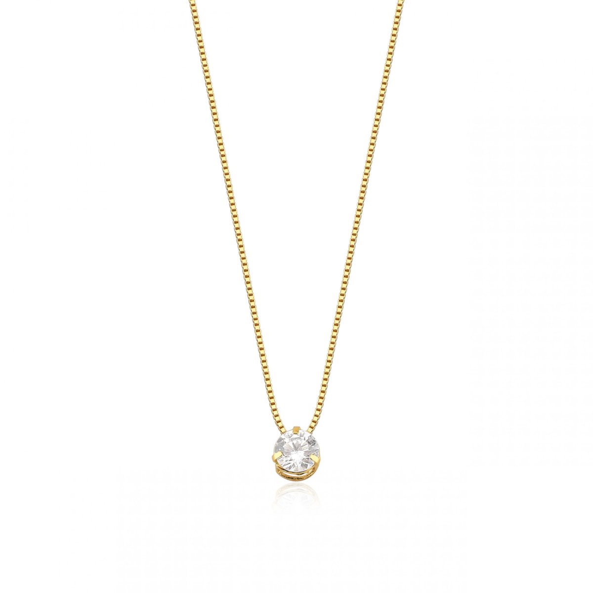 Pingente Ouro 18K Ponto de Luz